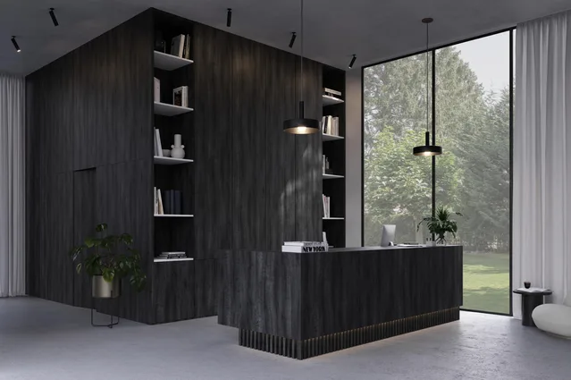 Mélaminé Unilin 18mm V9A Heritage Oak Dark - Biemar Bois-2
