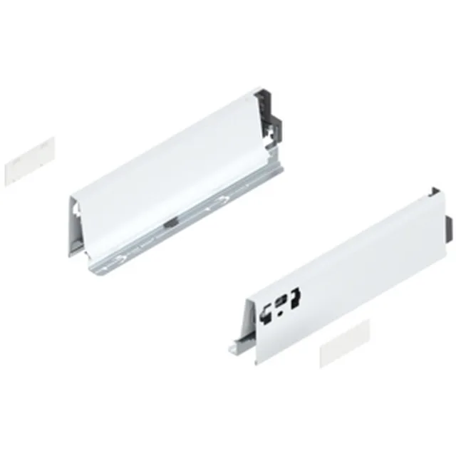 Garniture côtés TB Intivo 378M3002SA blanc soie H: 83mm - L: 300mm