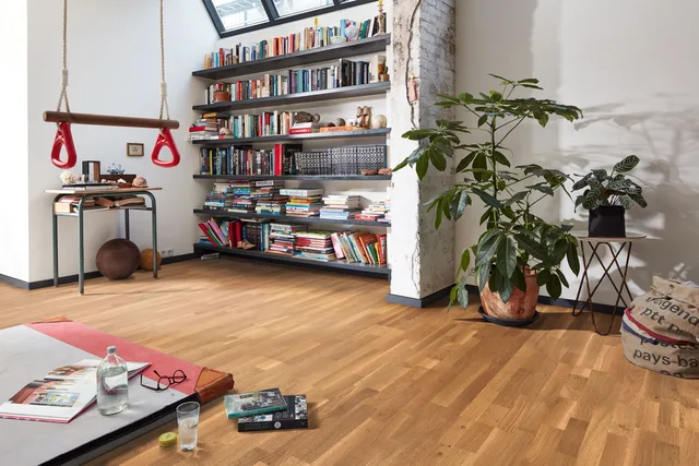 Sol Parquet Longlife PC 200 verni ultra mat Chêne animé fumé aspect lessivé - Biemar Bois-1