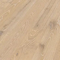 Sol en Bois HD 100 Verni Ultra Mat Chêne Animé Blanc Clair Cérusé - Biemar Bois-1