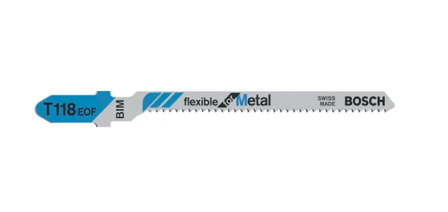 Lame de scie sauteuse T118 EOF Flexible for Metal /5 pces