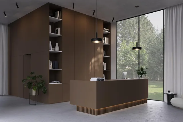 Mélaminé Unilin 18mm Brushed bronze M01 - Biemar Bois-1