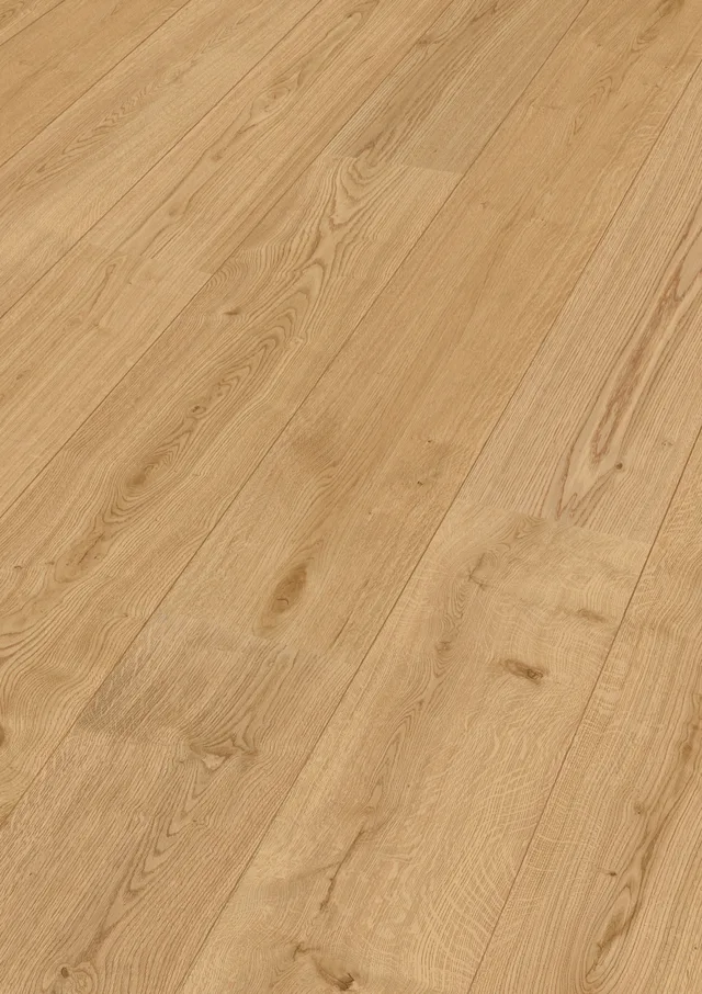 Sol en Bois Lindura HD 400 - Huilé Nature Chêne Authentique Pur 8902 - Biemar Bois-1