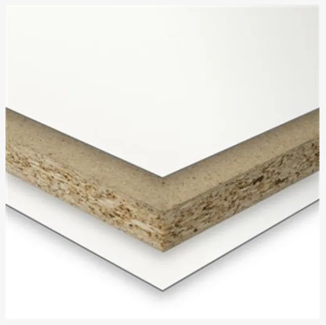 Aggloméré 18mm stratifié 2 faces blanc 3050/1310 (130 Zodia)