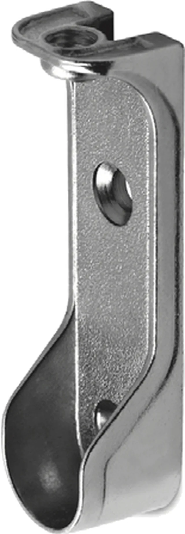 Support de tringle d'armoire en zamack, à visser sous le fond - vis M6x25mm à utiliser