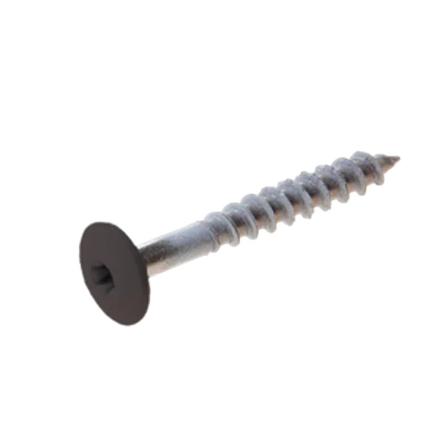 Vis Trespa inox A2 TX20 tête bombée (12 mm) 4,8x38 mm METEON UNI A1180 CeramicGreige (Emb de 100 pces)