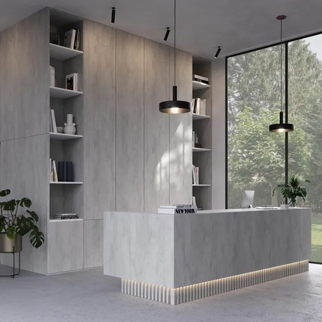 Stratifié 0F989 BST Pure Concrete Light - Biemar Bois-2