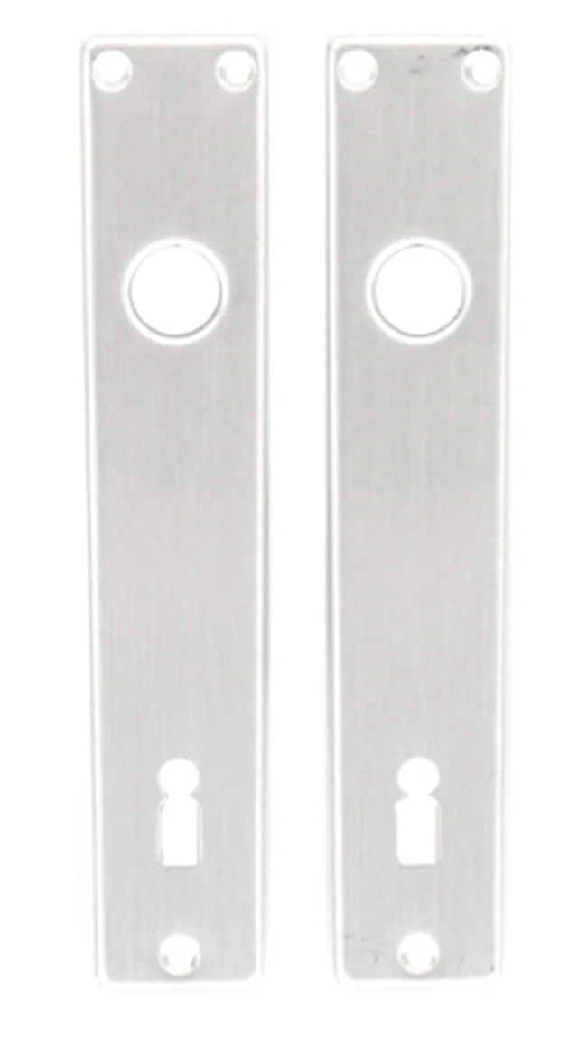Plaques BB type 3000 72 mm 43x215mm, finition alu F1 /paire