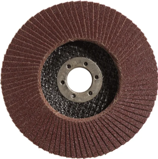 Plateau à lamelles X431 Standard for Metal, diamètre 125 mm, grain 80, surface bombée