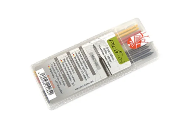 PICA DRY set de mines BASIC graphite, blanc, rouge (8pcs)