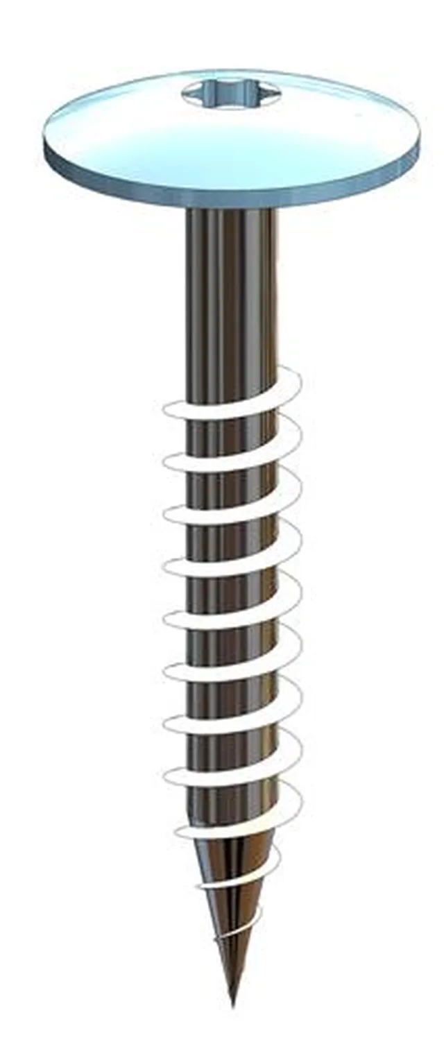 Vis pour Tectiva Inox A2 Torx 20 tête bombée (15 mm) TE20 5,5x35 mm (Emb de 100 pces)