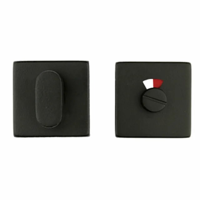 Garniture wc SQUARE SHAPE noir structure uv