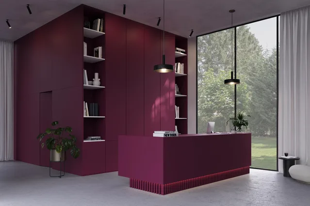 Mélaminé Unilin 18mm Plum Purple - Biemar Bois-2