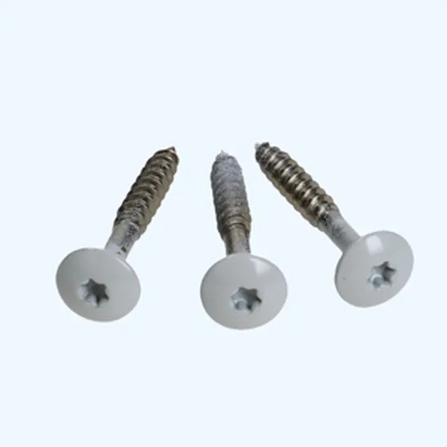 Vis Trespa inox A2 TX20 tête bombée (12 mm) Umbra Grey 4,8x38 mm RAL7022 (Emb de 100 pces)