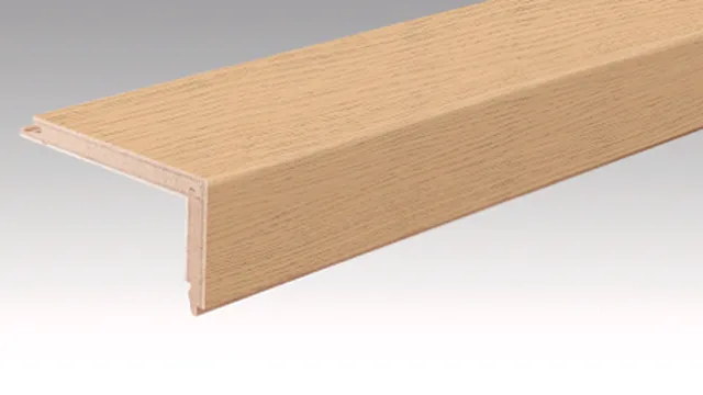 Parquet Profilé pour nez de marche L Chêne authentique pure 9025 | brossé / 2150*108*60mm