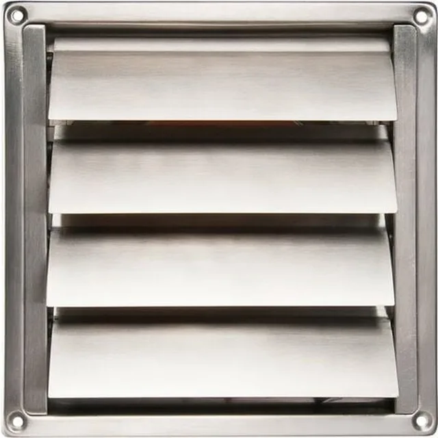 Grille à Clapet D150 180x180 mm Inox - Biemar Bois