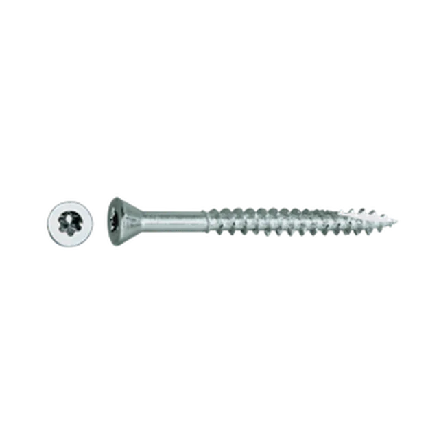 Vis pour MDF pfs+ 3,5x30, tête fraisée, filet partiel, zingué (emb: 200pces)