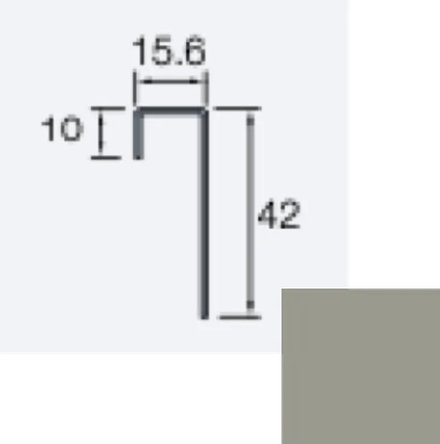 Anschlussprofil Sidings Cedral Lap / Abschlussprofil Sidings Cedral Click 3_m C52 Perlgrau