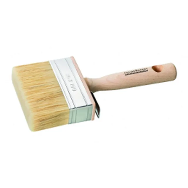 Brosse latex 30x140mm, soie blanche courte