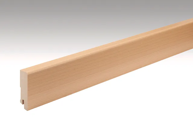 Plinthe Placage Bois Hêtre 15 MK - 2380x60x16 mm - Biemar Bois