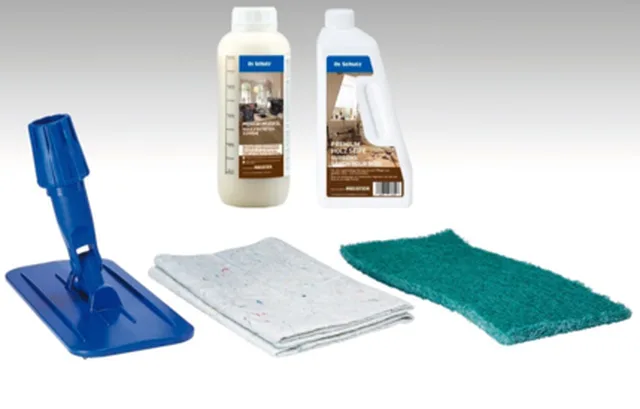 Kit d'entretien pour parquets et sols en bois Lindura