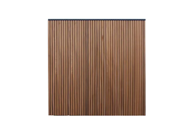 Panneau Toba thermowood ayous (RAL9004 noir)
