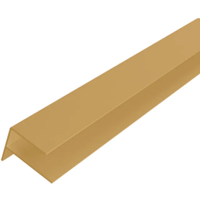 Profil de finition F alu - 68x85mm - CEDAR - Longueur : 3m
