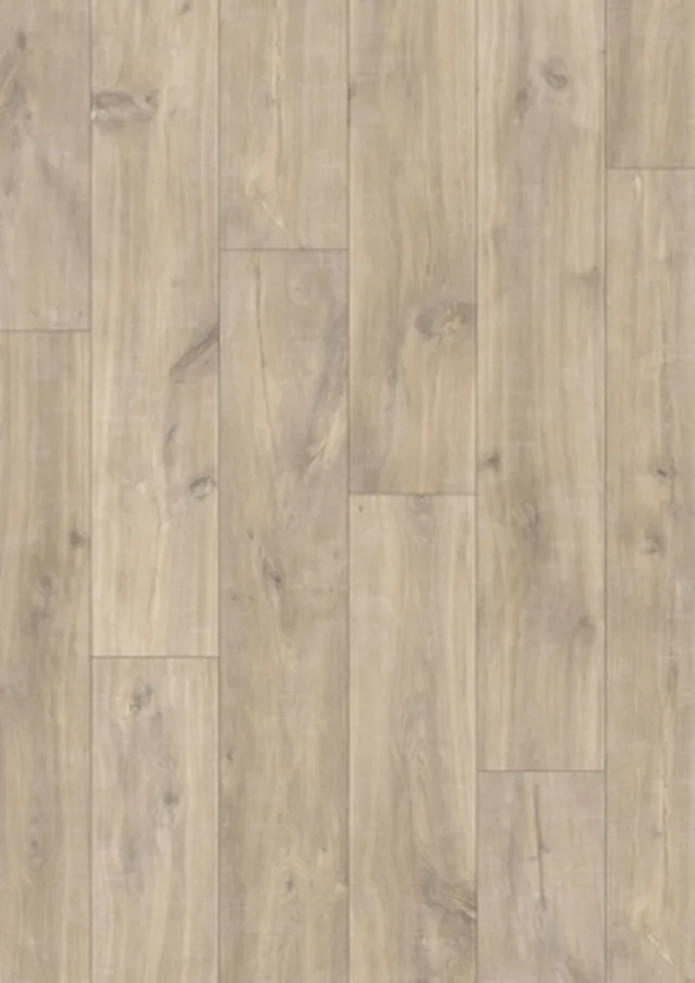Quick-Step Classic Waterproof CLM - 1656 Havanna-Eiche natur mit Sägekanten: Laminatboden 1200x190x8 mm