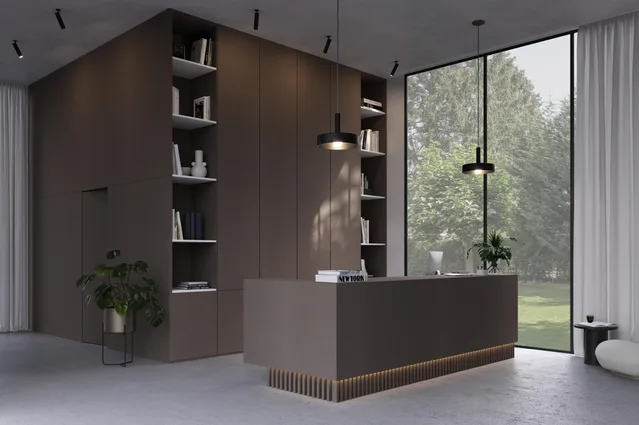 Mélaminé Unilin 18mm Weave mud brown - Biemar Bois-2