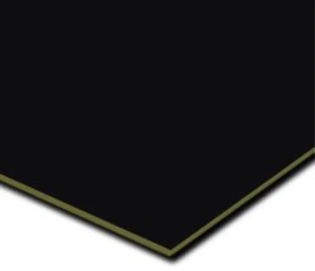 Rockpanel 8mm schwarz RAL 9005 3050x1200 mit Schutzfolie