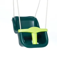 Siège bébé vert foncé/vert clair - Biemar Bois-1