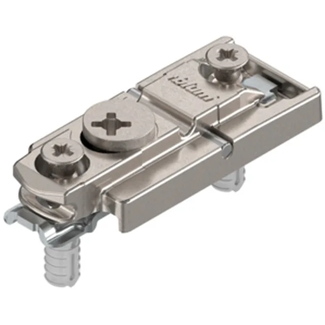 Embase droite réglable par excentrique,avec vis spéciales prémontées avec tourillons (Expando)dist.: 0mm - H: 8,5mm