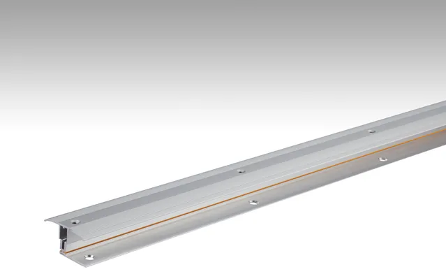 Profil de jonction modèle 302 flexo - 2,70 M argent anodisé 7 à 17 mm