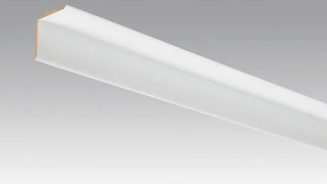Equerre pliable 35/35 mm Blanc polaire 20096 -2380*70*3,5mm