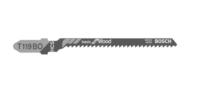 Lame de scie sauteuse T119 BO Basic for Wood 5x