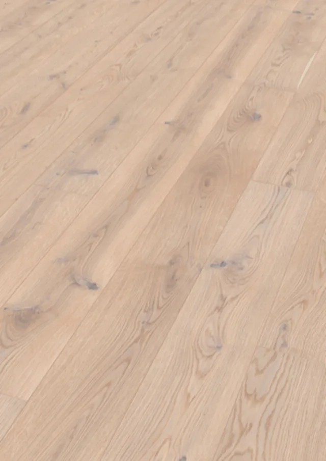 Sol Parquet longlife PD 400 | verni ultra mat Chêne autehntique blanc crème 9017 | brossé 2200*180*13mm