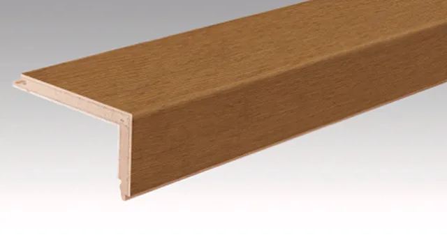 Parquet Profilé pour nez de marche L Chêne authentique étuvé 9016 | brossé / 2150*108*60mm