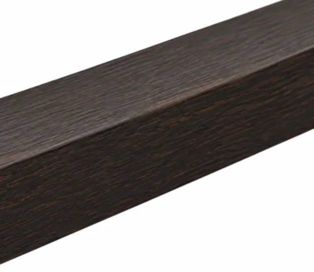 Tocca legno - Profil de finition Ebony - 2700 x 27 x 21 mm