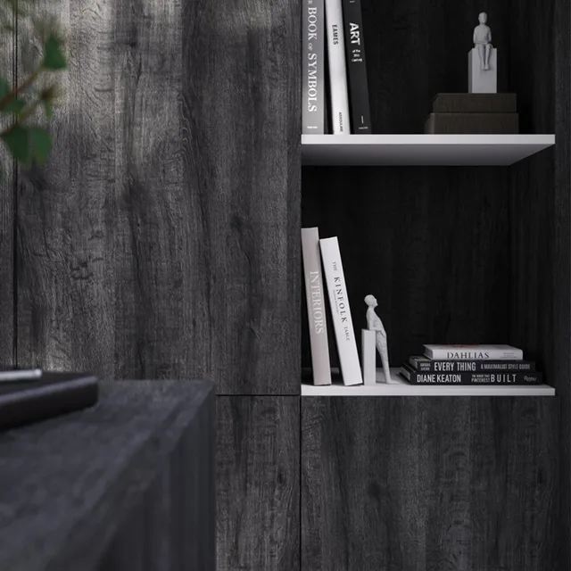 Stratifié 0H439 V9A - Chêne Heritage Foncé - Design 4 - Biemar Bois-1