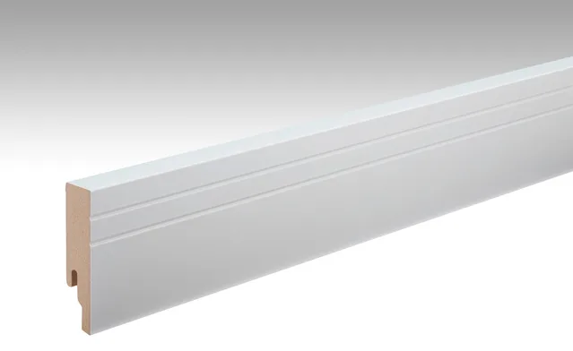Plinthe Profilé 19 PK Blanc Uni Brillant - Biemar Bois