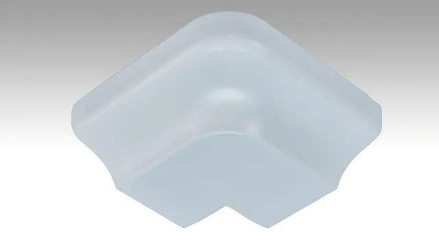 Moulure plafond/clip Blanc brillant 19/38 mm - Biemar Bois-1