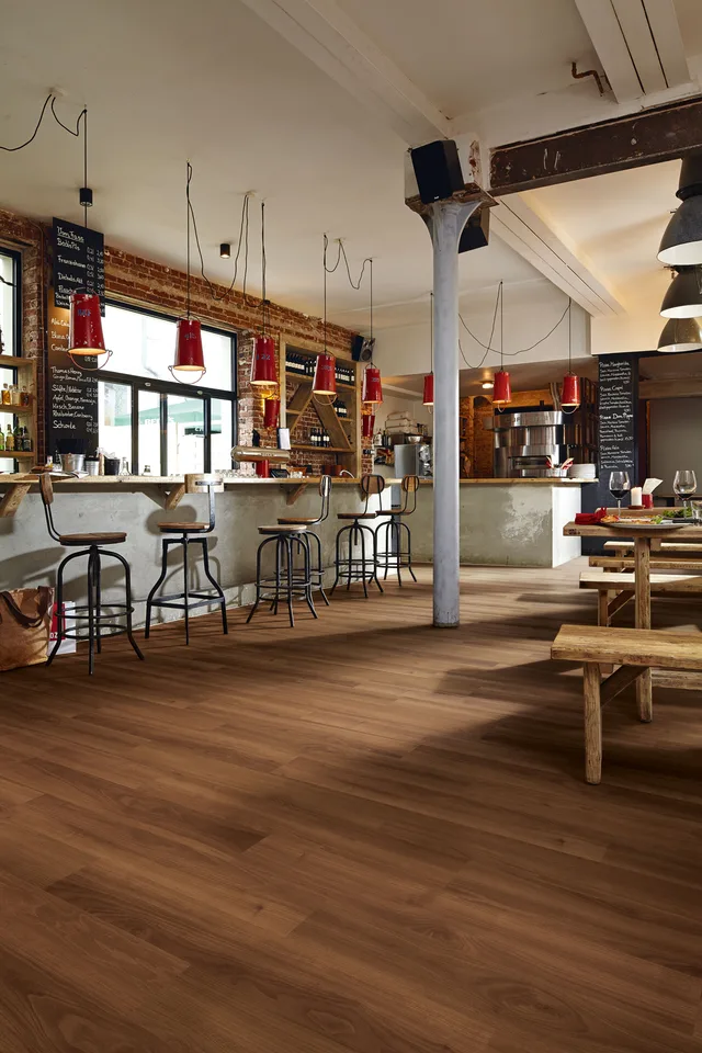 Sol stratifié LC 150 Noyer 6440 - Biemar Bois-1