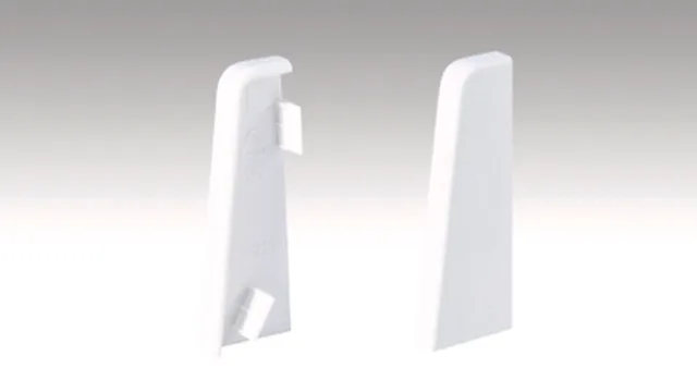 Embout gauche/droit conçu pour les plinthes 3PK Blanc 2001
