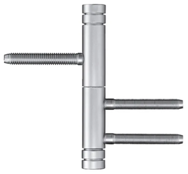 Ensemble paumelle design pour porte à recouvrement V3420 blanc RAL 9016 /pièce