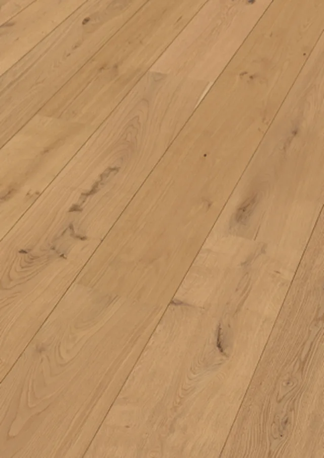 Sol en bois Lindura HD 400 | verni ultra mat Chêne authentique pure 8921 | brossé 2200*270*11mm