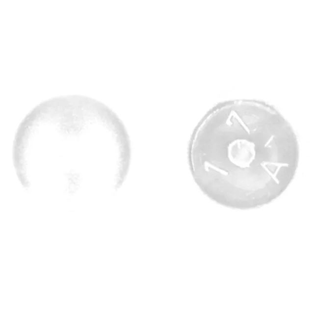 Capuchon à tenon pour tête de vis 12, blanc pur R9010 (emb: 200pces)