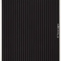 Tocca legno - Line Panels Noir PET - détail texture