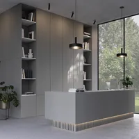 Mélaminé Unilin 18mm Weave slate grey-Design 3 - Biemar Bois-2