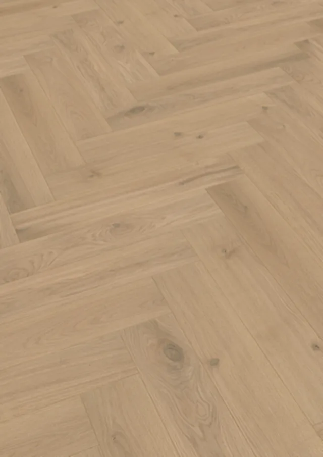 Sol Parquet longlife PS 500 | verni ultra mat Chêne authentique crème 9020 | brossé 710*142*13mm