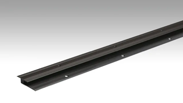 Verbindungsprofil Modell 202 Schwarz eloxiert / 2700mm